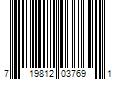 Barcode Image for UPC code 719812037691