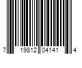 Barcode Image for UPC code 719812041414