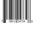 Barcode Image for UPC code 719812047348