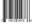 Barcode Image for UPC code 719812049786