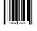 Barcode Image for UPC code 719812200811