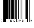 Barcode Image for UPC code 719812374819