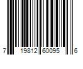 Barcode Image for UPC code 719812600956