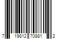 Barcode Image for UPC code 719812708812