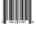 Barcode Image for UPC code 719812810515