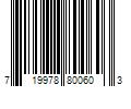 Barcode Image for UPC code 719978800603