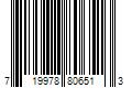 Barcode Image for UPC code 719978806513