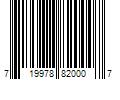 Barcode Image for UPC code 719978820007