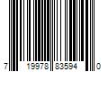 Barcode Image for UPC code 719978835940