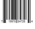 Barcode Image for UPC code 719978847264