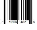 Barcode Image for UPC code 719978944918