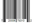 Barcode Image for UPC code 720006783102