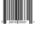 Barcode Image for UPC code 720018003311