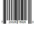 Barcode Image for UPC code 720026159260