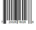 Barcode Image for UPC code 720026160266