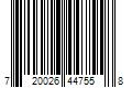 Barcode Image for UPC code 720026447558