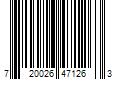 Barcode Image for UPC code 720026471263