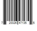 Barcode Image for UPC code 720026471355