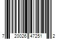 Barcode Image for UPC code 720026472512