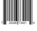 Barcode Image for UPC code 720026734214