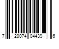 Barcode Image for UPC code 720074044396