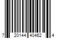 Barcode Image for UPC code 720144404624