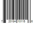 Barcode Image for UPC code 720184101156