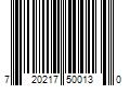 Barcode Image for UPC code 720217500130