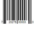 Barcode Image for UPC code 720275000030