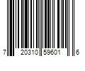 Barcode Image for UPC code 720310596016