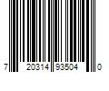 Barcode Image for UPC code 720314935040