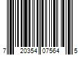 Barcode Image for UPC code 720354075645