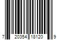 Barcode Image for UPC code 720354181209