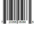 Barcode Image for UPC code 720355050665