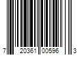 Barcode Image for UPC code 720361005963