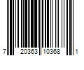 Barcode Image for UPC code 720363103681