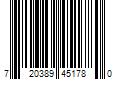 Barcode Image for UPC code 720389451780