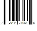 Barcode Image for UPC code 720414211808