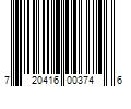 Barcode Image for UPC code 720416003746