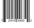 Barcode Image for UPC code 720419006300