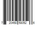 Barcode Image for UPC code 720458580526