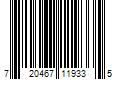 Barcode Image for UPC code 720467119335