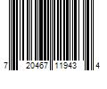 Barcode Image for UPC code 720467119434