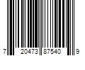 Barcode Image for UPC code 720473875409