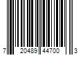 Barcode Image for UPC code 720489447003