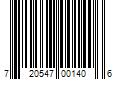 Barcode Image for UPC code 720547001406. Product Name: 