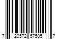 Barcode Image for UPC code 720572575057