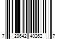 Barcode Image for UPC code 720642402627