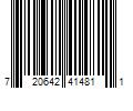 Barcode Image for UPC code 720642414811