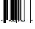 Barcode Image for UPC code 720686223677